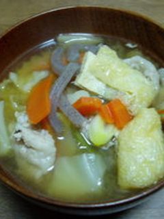 たっぷり野菜の豚汁-レシピのメイン写真