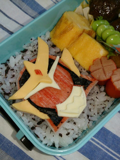 キャラ弁当*仮面ライダーガイム-レシピのメイン写真