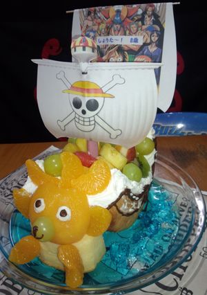 キャラケーキ　ワンピース　誕生日に☆彡-レシピのメイン写真