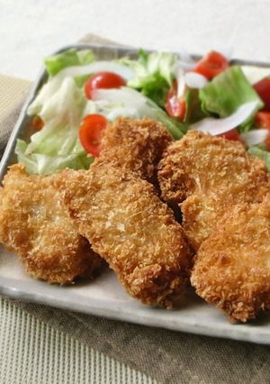 鶏むね肉のジューシー♪一口チキンカツ-レシピのメイン写真
