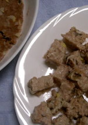 息子のごはん（挽き肉の皿蒸し）-レシピのメイン写真
