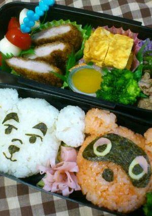 どうぶつの森キャラ弁★とたけけ&たぬきち-レシピのメイン写真