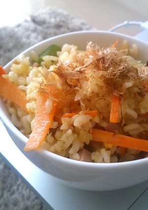 簡単！余りもので和風レタスチャーハン-レシピのメイン写真