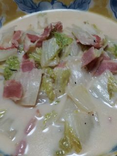 簡単☆白菜とベーコンのミルク煮☆-レシピのメイン写真