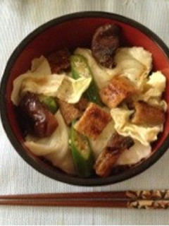野菜うな丼-レシピのメイン写真