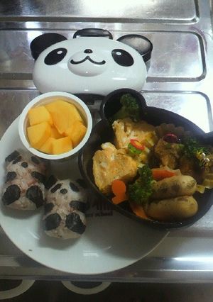 パンダ弁当-レシピのメイン写真