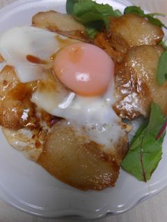 市販のチャーシューでチャーシューエッグ丼-レシピのメイン写真