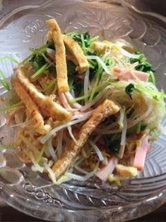 豆苗ともやしのポン酢和え♪-レシピのメイン写真