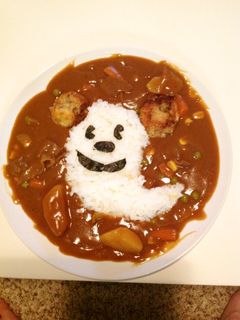 ハロウィンミッキーおばけカレー-レシピのメイン写真