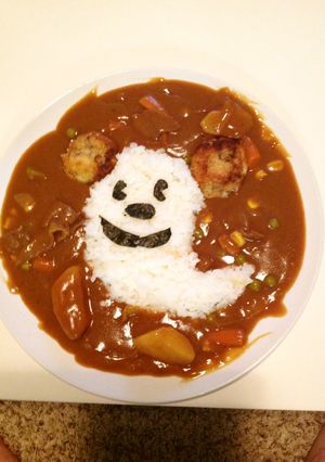 ハロウィンミッキーおばけカレー-レシピのメイン写真