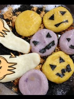 野菜で簡単♪ハロウイン団子-レシピのメイン写真