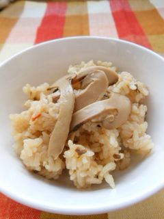 秋の香り、松茸ご飯-レシピのメイン写真