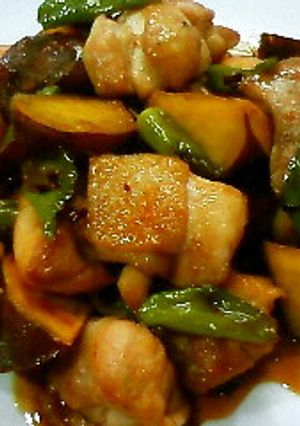 鶏もも肉とさつま芋の南蛮酢炒め-レシピのメイン写真