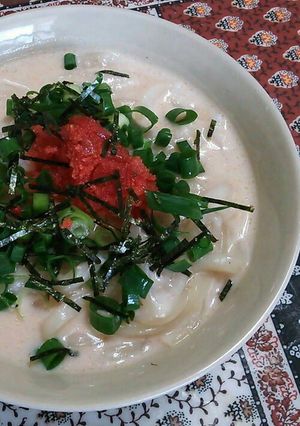 めんたいクリームうどん♪-レシピのメイン写真