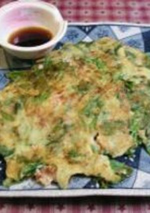 春菊と豚肉のチヂミ-レシピのメイン写真