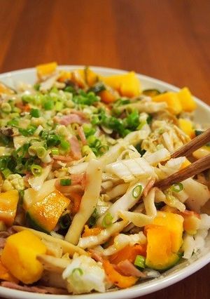簡単ダブルドレで！絶品白菜サラダ-レシピのメイン写真