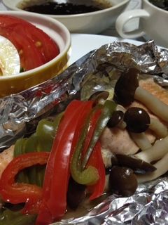 フライパンで簡単♪鮭のホイル焼き-レシピのメイン写真