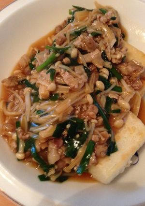 豆腐ソテーきのこソース♪-レシピのメイン写真