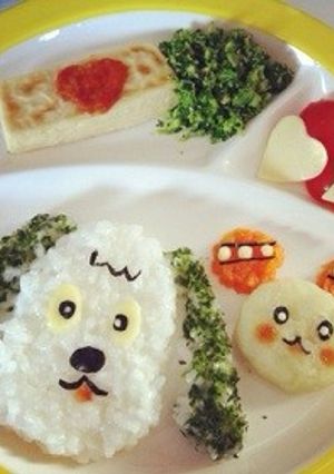 離乳食☆わんわんプレート-レシピのメイン写真