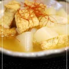 รูปของ 大根と厚揚げの煮物〜圧力鍋使用