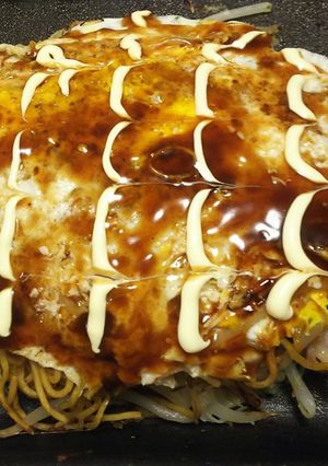 イカ入り広島焼き-レシピのメイン写真