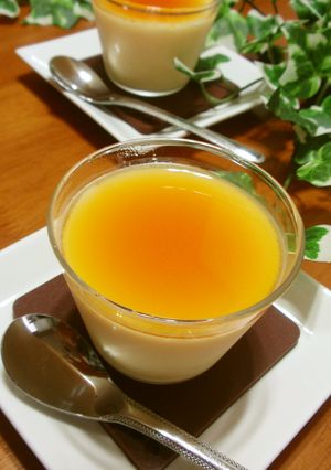 お鍋で簡単♪なめらかプリン-レシピのメイン写真