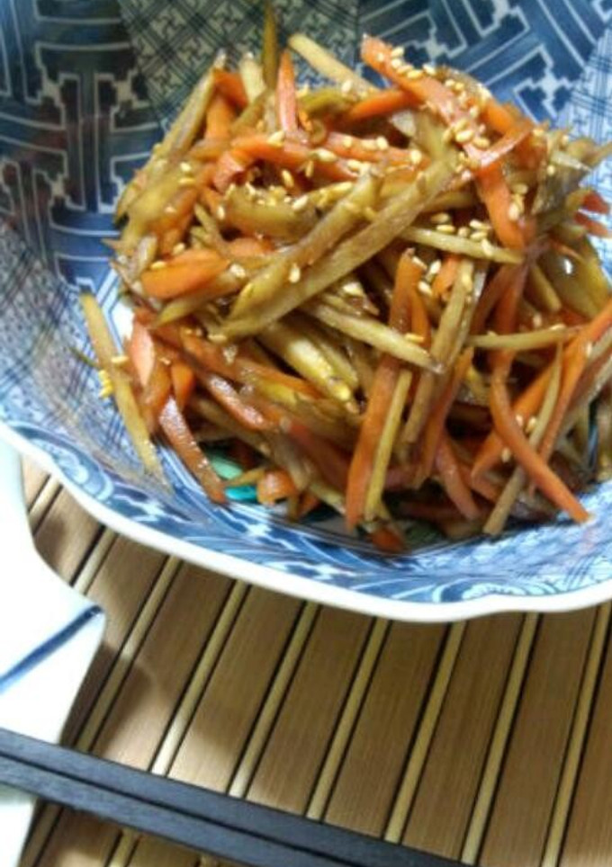 ＊ごぼうとにんじんのきんぴら＊-レシピのメイン写真