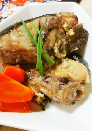魚をたべよう☆簡単♪ぶりのアラ炊き-レシピのメイン写真