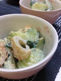 【今日は何味?】ちくわ胡瓜*マヨバリエ*-レシピのメイン写真