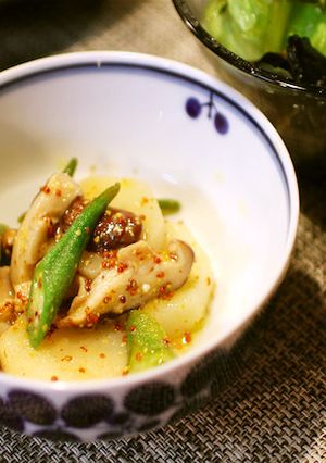 長芋とオクラのホットサラダ-レシピのメイン写真