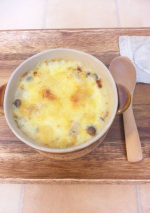 秋の味覚！簡単きのこのグラタン-レシピのメイン写真