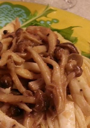 レンジで簡単めんたいキノコパスタ-レシピのメイン写真
