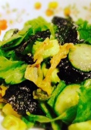 あまったキムチ救済！和えるだけサラダ-レシピのメイン写真