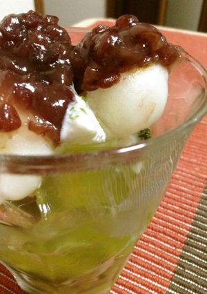 抹茶ゼリーでパフェ＊簡単おもてなし＊-レシピのメイン写真