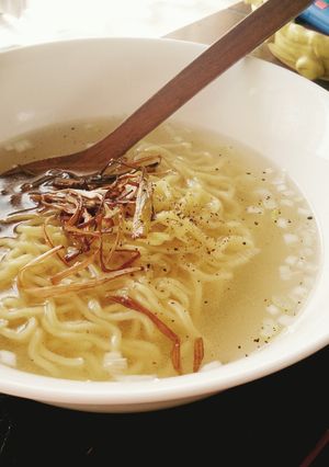 お鍋ひとつで本格的さっぱり塩ラーメン♪-レシピのメイン写真