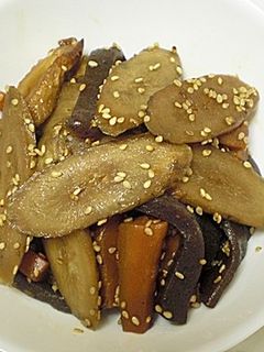 牛蒡のきんぴら風煮 -レシピのメイン写真