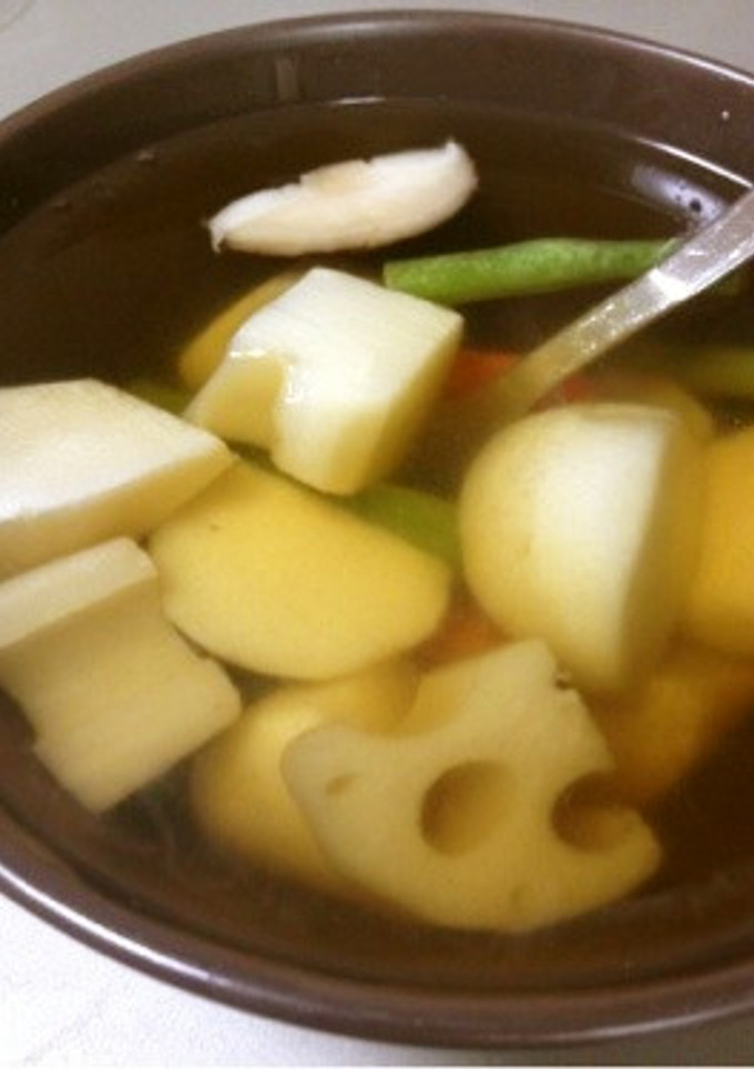 冷凍野菜の残業和風スープ-レシピのメイン写真