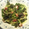 タコと小松菜とワカメの粒マスタードサラダ
