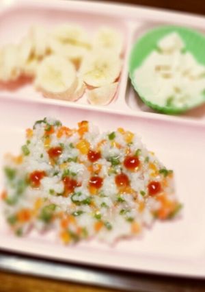 チキンライス風(離乳食中期)-レシピのメイン写真