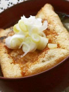 お味噌汁 *後のせサクサクきつねさん*-レシピのメイン写真
