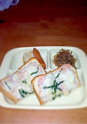 J家のじゃこめんたいトースト-レシピのメイン写真