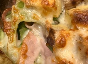 さつまいもとブロッコリーの茎のチーズ焼き-レシピのメイン写真