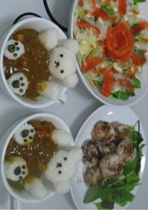 食欲の秋！絶賛くまさんカレー！-レシピのメイン写真
