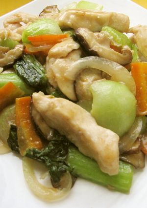 パサつかない☆鶏胸肉の中華炒め-レシピのメイン写真