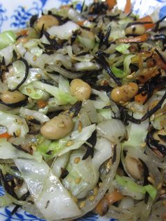 ひじきと大豆のキャベツ炒め-レシピのメイン写真