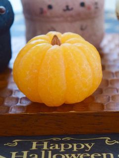 【みかんその3】ハロウィンかぼちゃ　本物 10/29放送 『ハロウィンはさっぱりみかんっずし』 | お