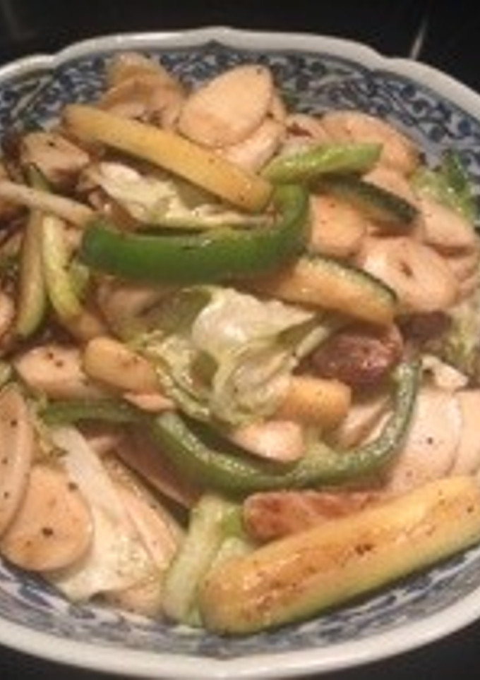 トックと野菜の中華風炒め-レシピのメイン写真