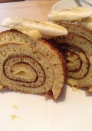 HMで簡単☆クレープロールケーキ☆-レシピのメイン写真