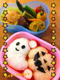ハロウィンのキャラ弁☻-レシピのメイン写真