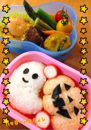 ハロウィンのキャラ弁☻-レシピのメイン写真